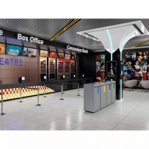 Kässortering vid butik café