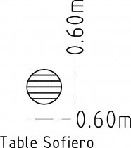 Utebord dimensioner