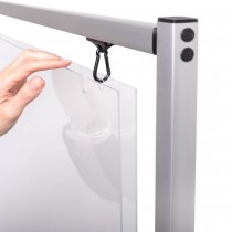 Akrylficka med kabinhakar