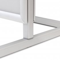 Affischställ i aluminium