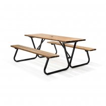 Bänkbord Linnea med svart stomme