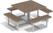 Stort bänkbord / picknickbord