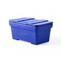 Blå gruslåda 200 liter för halksand