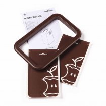 Symboler matavfall återvinningskärl brun