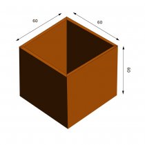 utekrukor i cortenstål
