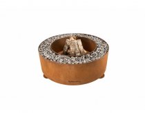 Luna eldstad - Rund eldplats i Corten ø 119 cm