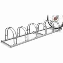 Cykelställ i varmförzinkat stål för 6 cyklar