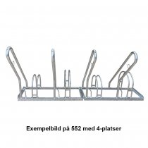 Cykelställ 6 platser extra breda med 52 cm mellanrum