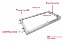 Cykelställ 450 - 2 Cyklar dubbelsidig
