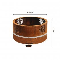 Eldstäder utomhus dimensioner