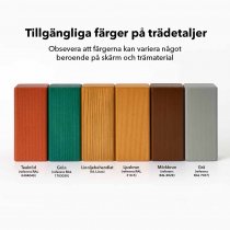 Färgkarta trädetaljer