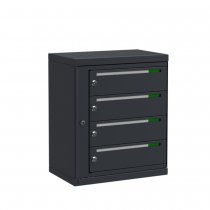 Boxicon Lynx 1x4 - mörkgrå postbox