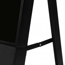 Digitalt skyltställ med 43" Samsung skärm - Svart