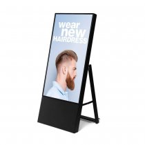 digital A-ställ med samsung skärm 43 tum