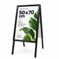 Gatupratare alusign med 50x70 affisch