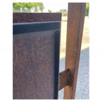 Gatupratare vintage magnetplast och corten