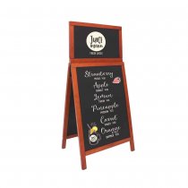 Gatupratare Deluxe med griffeltavla - Mahogny