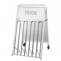 gatupratare eget tryck med cykelställ