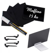 Miniskyltar griffel för restaurang och café