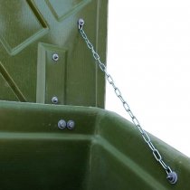 Gatusandlåda med lock