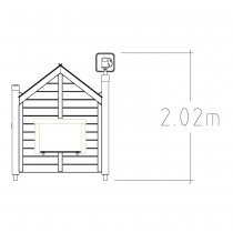 Lekstuga Bensinstation ritning