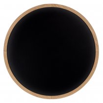 Rund griffeltavla med ljus ekram 60 cm