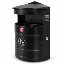 Hundlatrin Classic 35L Svart papperskorg