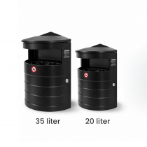 Hundlatrin Classic väggmontering 20 och 35 liter