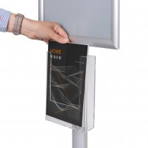 Broschyrställ på Infoställ