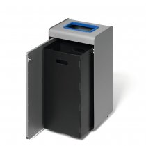 Borttagbar innerbehållare i plast för återvinningskärl 55 liter