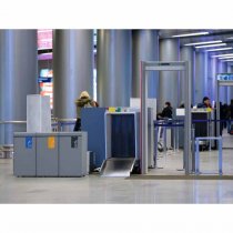 Återvinningsstation med DURASORT® 55L kärl för restavfall i offentlig miljö