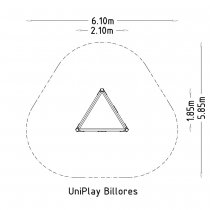 Lekställning barn utomhus fallområde