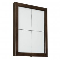 menytavla i mörkt trä 4 x A4