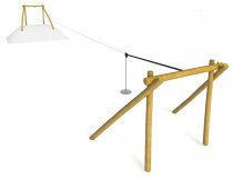 Linbana Verusia 40 meter - Lekplatsutrustning