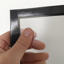 Detalj av magnetram A4, tunn ram med exakt passform