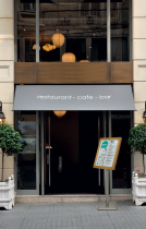 informationstavla med LED utomhus