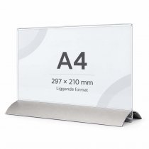 Menyhållare SwingWing A4 akrylficka