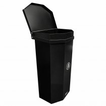 Papperskorg Parken 60 liter med öppet lock för tömnin