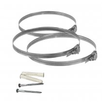 Stolpfäste skruv och plugg som ingår papperskorg Parken