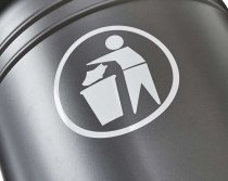 Skräpkorg Esterel 40L för stolpe