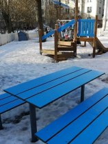 Brett sortiment av parkmöbler - Lappset