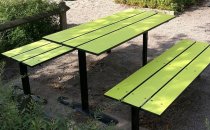 Färgglada HPL parkmöbler