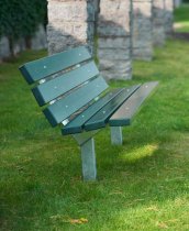 Parksoffa Djurgården - Grön - Platsgjutning