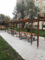 Pergola 2 delar - Paviljong för nedgrävning