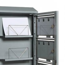 Stående postbox 2x4 Fack - Vit
