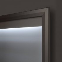 Skyltskåp utomhus med LED-belysning