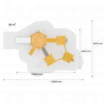 Selor lekställning i naturfärg