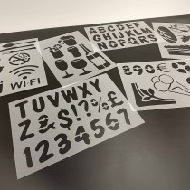 Schablon-bokstäver-siffror