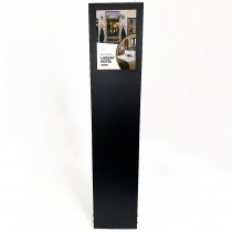 Golvstående skyltställ med magnetplast A4, tydlig informationsyta