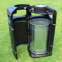 Papperskorg Carl Svart 100 liter